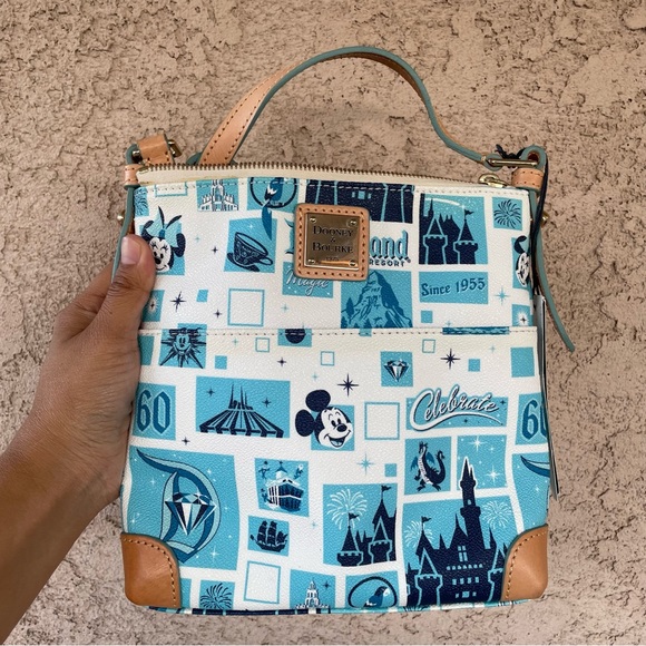 Dooney & Bourke Disneyland 60th Anniversary Crossbody Letter Carrier NWT - Picture 4 of 12